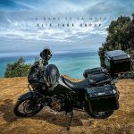 La dame et sa moto