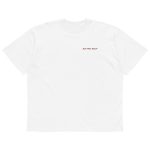 Unisex organic oversized high neck t-shirt – Image 6