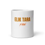 White glossy mug