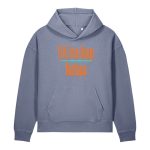Unisex garment-dyed vintage hoodie