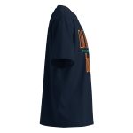 Unisex organic oversized high neck t-shirt – Image 4