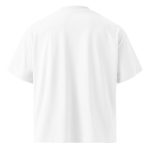 Unisex organic oversized high neck t-shirt – Image 2